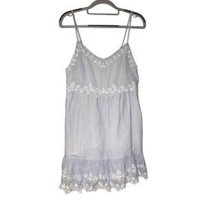 Joie Women's Cotton‎ Striped Lined Spaghetti Strap Dress